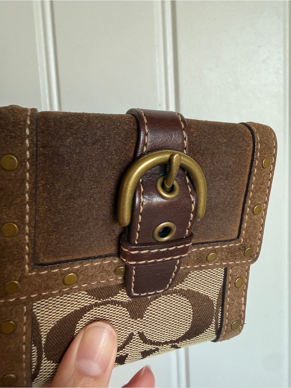 Coach Mini Soho Wallet with Rivets - Picture 3 of 9